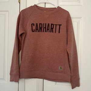 CARHARTT DUSTY ROSE WOMENS SWEATSHIRT